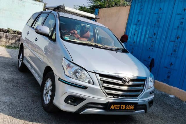 Toyota Innova diesel car rental in Tirupati